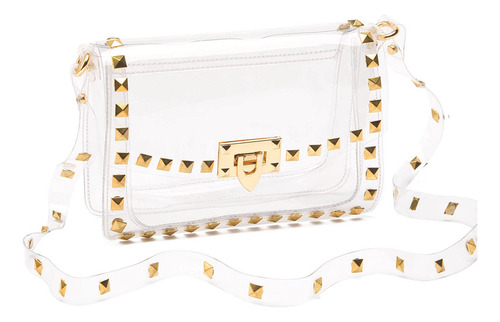 Coromay Bolso Transparente Para Mujer, Bolso Cruzado Transpa