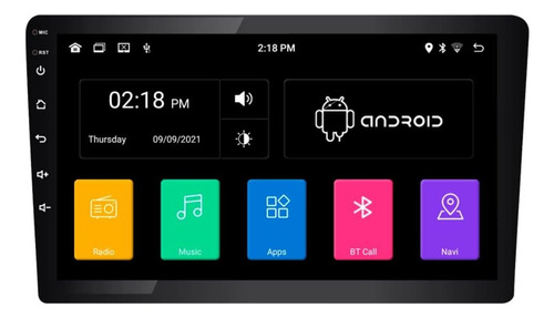 Multimídia Slim 9 Android Rs910br Prime Roadstar