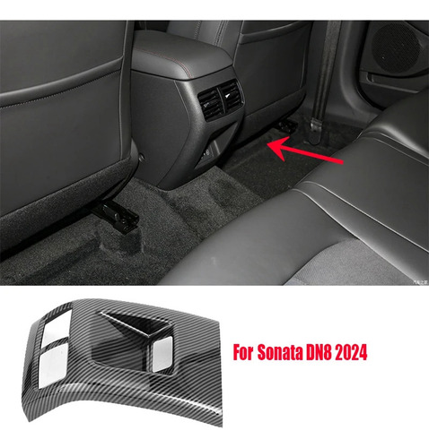 Para Aire Acondicionado Trasero De Fibra De Carbono Sonata D