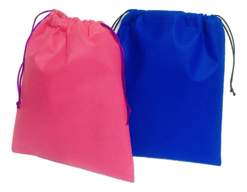 50 Bolsas Tula Cierre Reutilizable Tela Estampada 35cmx35cm