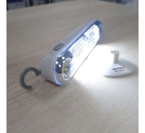 Lampara De Emergencia Batería Recargable 43 Luces Led Color Blanco
