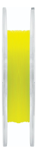 Linha Mono Fiber Soft Yellow Crown 0,31mm 19lbs - 250m Cor Amarelo