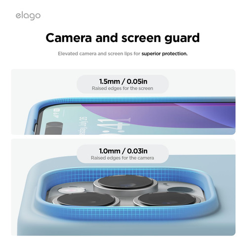 Funda De Teléfono Elago Magnetic Silicone Para iPhone 16 Pro