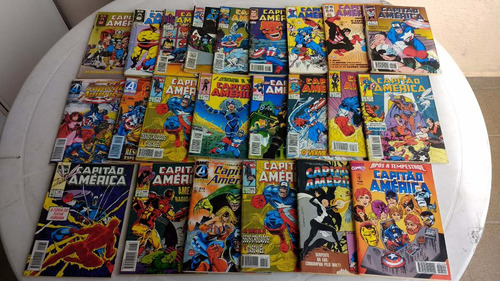 Capitão América - Vários Números - Editora Abril -formatinho (Usado)