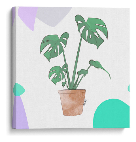 Canvas Lab Cuadro Monstera Deliciosa 30x30