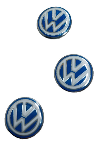 Emblema Llave Control Jetta Polo Golf Gol Beetle Bora 3 Pzs