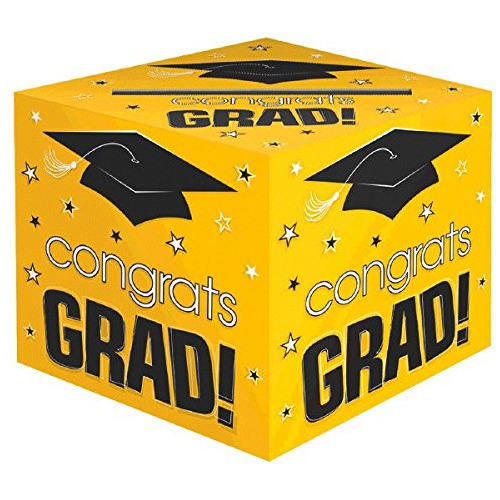 Escuela Color Fiesta Graduacion  Congrats Grad.  Card Box