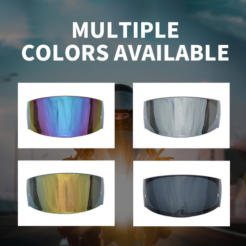 Visera De Moda De Lentes De Casco Antiarañazos Anti-uv Para