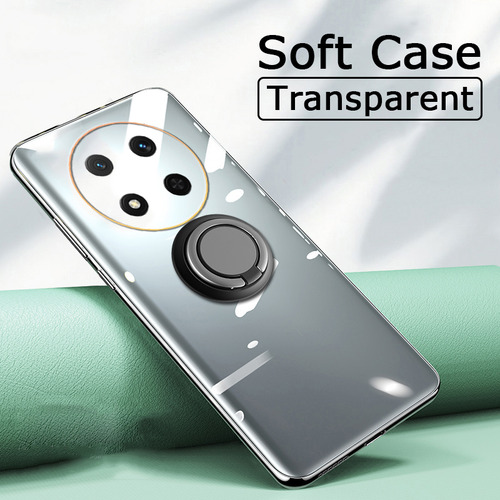 //capa Para Honor Magic 7 Lite 5g Transparente Anel/