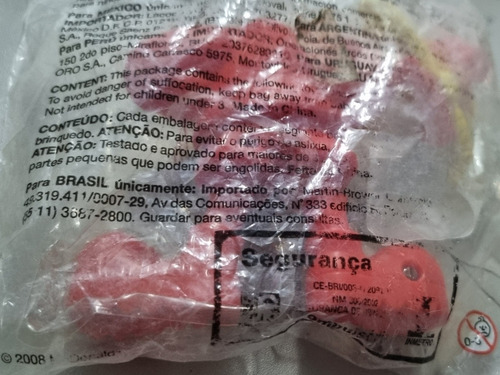 Boneco Ronald Mc Donalds Futebol Antigo 2008 Lacrado (Usado)