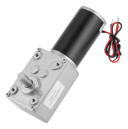 O 12v 200rpm 5840-31zy Ímã Permanente Dc Turbo Worm Geared