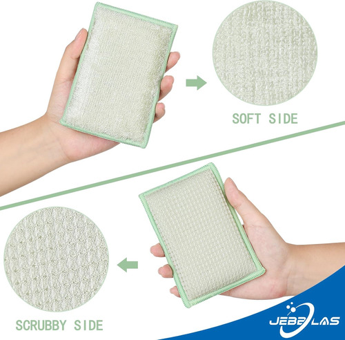 Esponjas Absorbentes Naturales De Bambú, Esponjas De Limpiez