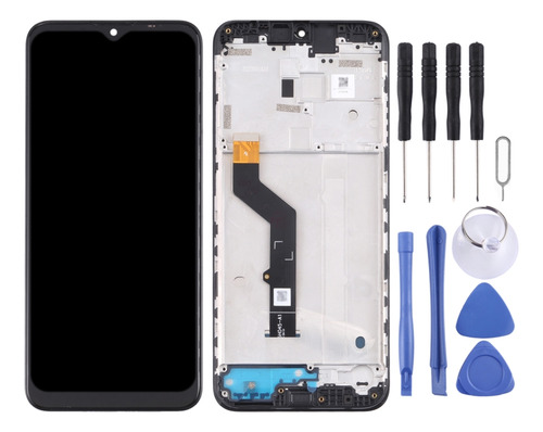 Pm Pantalla Lcd Negra Con Marco Para Lenovo K12 Note