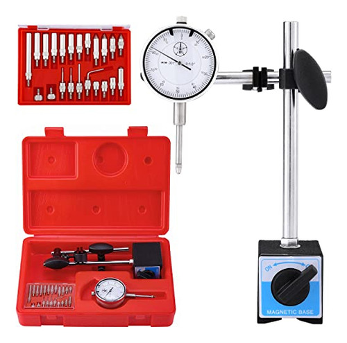 Dial Indicator With Magnetic Base 0-1.0  Tester Gage, D...