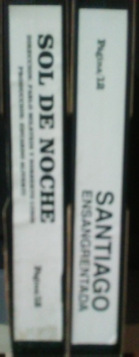 Santiago Ensangrentada/sol De Noche - Pagina 12 (vhs X2) (Usado)