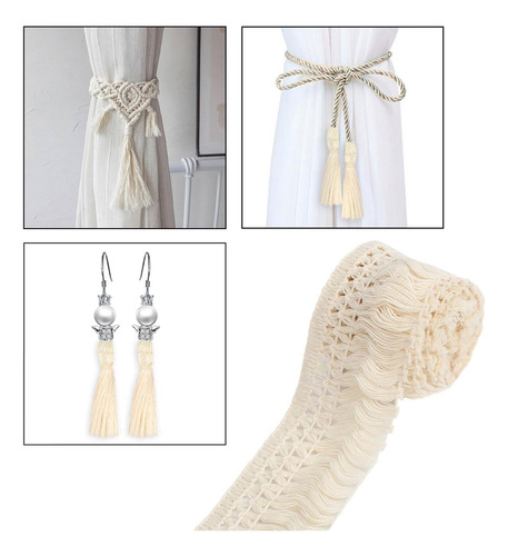 Borla De Costura Diy Con Flecos Largos Estilo Bohemio Para