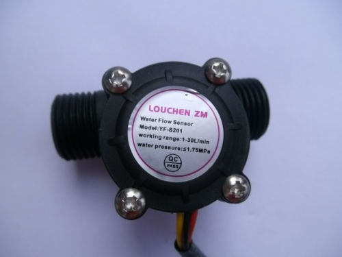 Efecto Hall G1/2 Control De Flujo Sensor De Agua Medidor Di