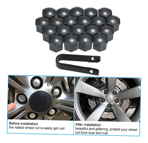 Protector De Tapa De Tuerca De Rueda De 19 Mm, 20 Piezas, Cu