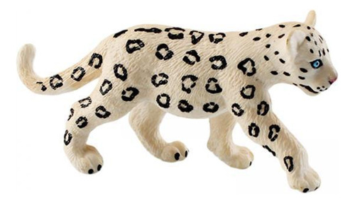 6 Estatueta De Leopardo Neve Leopardo Playset Modelo