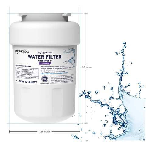 Cartucho De Filtro De Agua Amazon Basics Ge Mwf Refrigerator