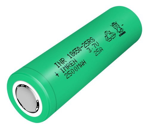 Batería Imren 25rs 18650 2500mah 25a Li-ion Vapeo