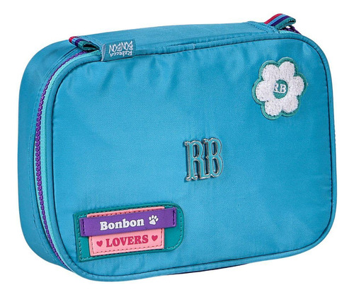 Kit Rebecca Bonbon Flor Mochila Costas Lancheira Estojo Vd