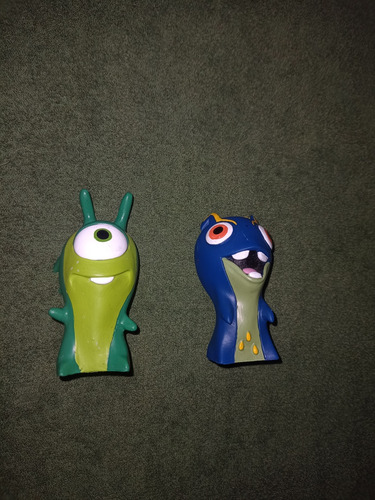 4 Muñequitos Juguete Bajoterra Slugterra (de Uso) (Usado)