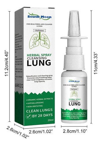 . X Spray Nasal Para Limpar E Reparar Pulmões Com Base Em .