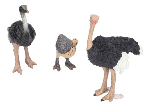 Zx Animales De Plástico Avestruz Juguete Pintado A Mano