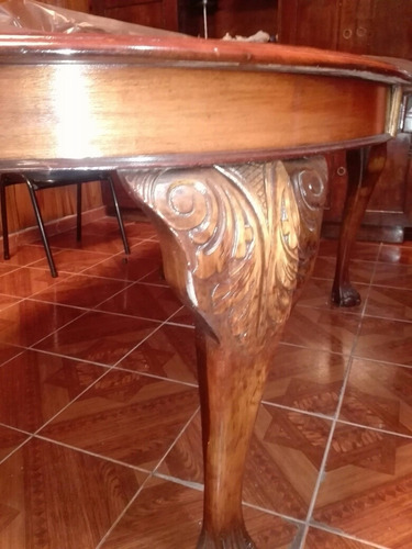 Mesa De Cedro Extensible Chipendale Imaculada 180 Por 105