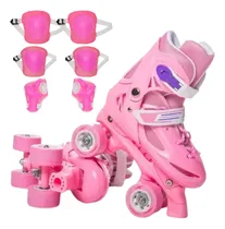 Comprar Patines Rollers Niña Más Protectores + Envío Gratis