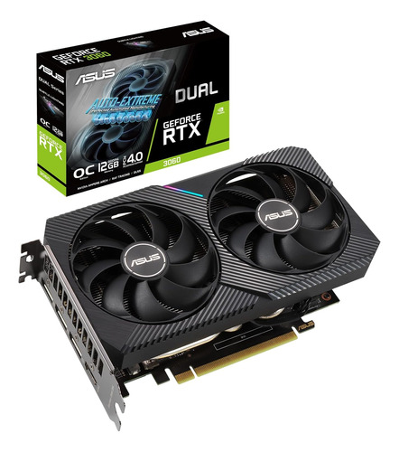 Gaming Video Card - Geforce Dual Rtx 3060, 12gb Gddr6, Rgb,