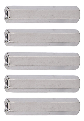 Tuerca De Acoplamiento, 5 Piezas, Conector Hexagonal De Acer