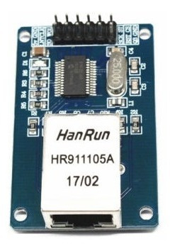 Imagen 4 de 8 de Modulo De Red Ethernet Lan Enc28j60 Para Arduino Avr Atmel