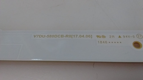 Tira Led Tramo B De 7 Leds Samsung Un58nu7103 Con Garantía!