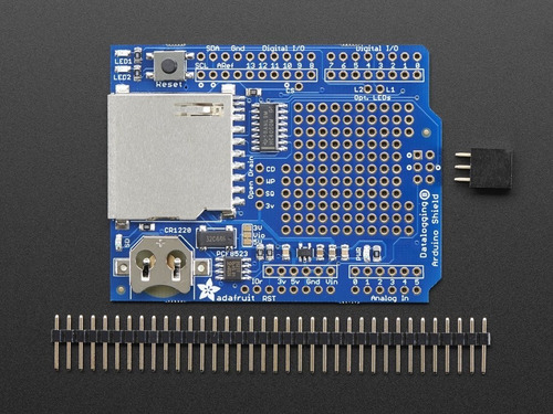 Imagen 5 de 7 de Adafruit Arduino Data Logging / Logger Shield + Rtc - Sd W/r