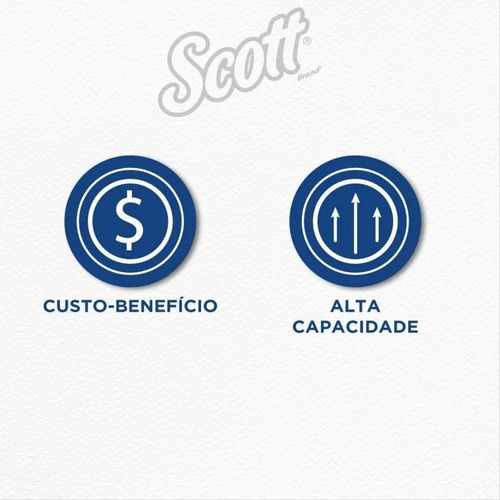 Papel Toalha Bobina Scott 170m Kimberly Caixa Com 12 Rolos