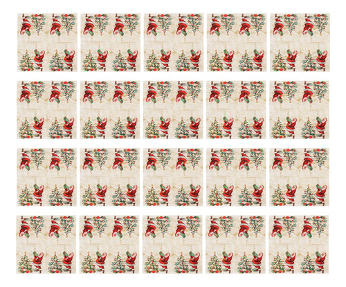 3 Servilletas De Papel Navideñas, Servilletas Tamaño Cena,