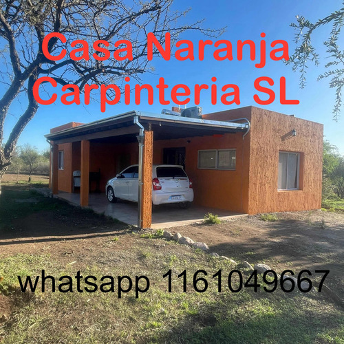 Casa En Carpintería, Cerca De Merlo San Luis-2 Dormitorios