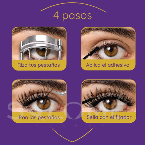 Kit De Extensión De Pestañas Diy Gollee D04 Mas Color Diy D04