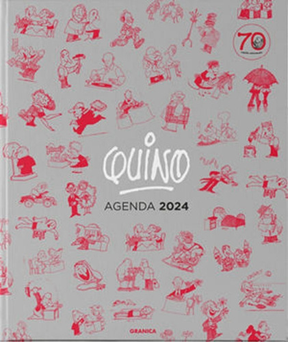 Agenda 2024 Quino Encuadernada Gris