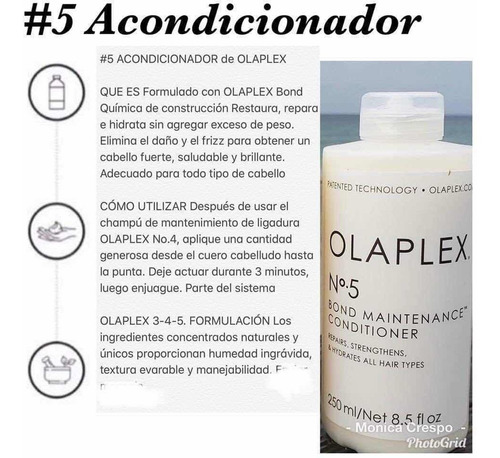 Imagen 2 de 7 de Olaplex Numero 4 Y 5 Pack X 250 Ml