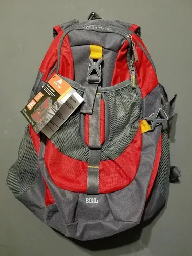 Mochila Campismo Ozark Trail 30 Lt Roja Nueva Hidratacion Cuotas