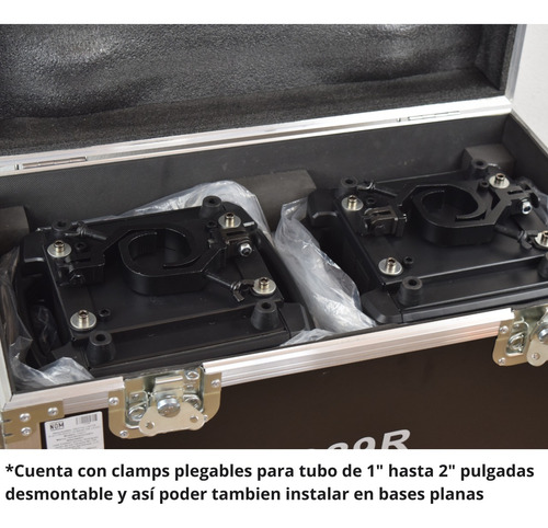 Par Cabezas Movil 9r Con Case Roboticas Beam Luz Disco Dmx