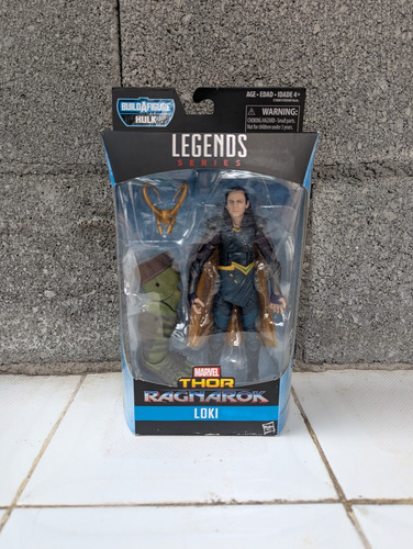 Figura Marvel Legends Loki Thor Ragnarok Build A Hulk (Usado)