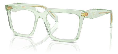 Armação Óculos De Grau Prada Pr A19v 14r1o1 54 Cor Verde-menta Transparente