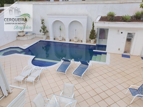 Casa Com 5 Dormitórios À Venda, 380 M² Por R$ 1.600.000 - Acapulco - Guarujá/sp - Ca0587