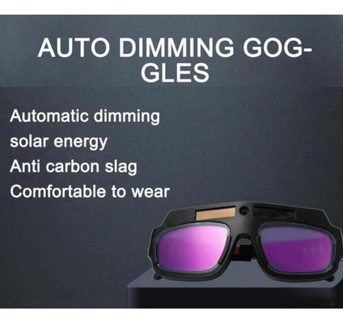 Lentes De Soldadura De Energía Solar Gafas De Protección