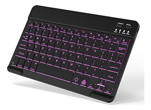 Teclado Bluetooth Retroiluminado Pequeño Portátil Externo