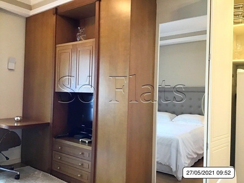 Imagem 4 de 15 de Lindo Flat Alto Padrão No Itaim Bibi - Sf34171